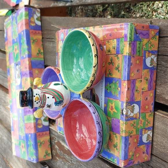 Sango The Sweet Shoppe Christmas 3Part Serving Set